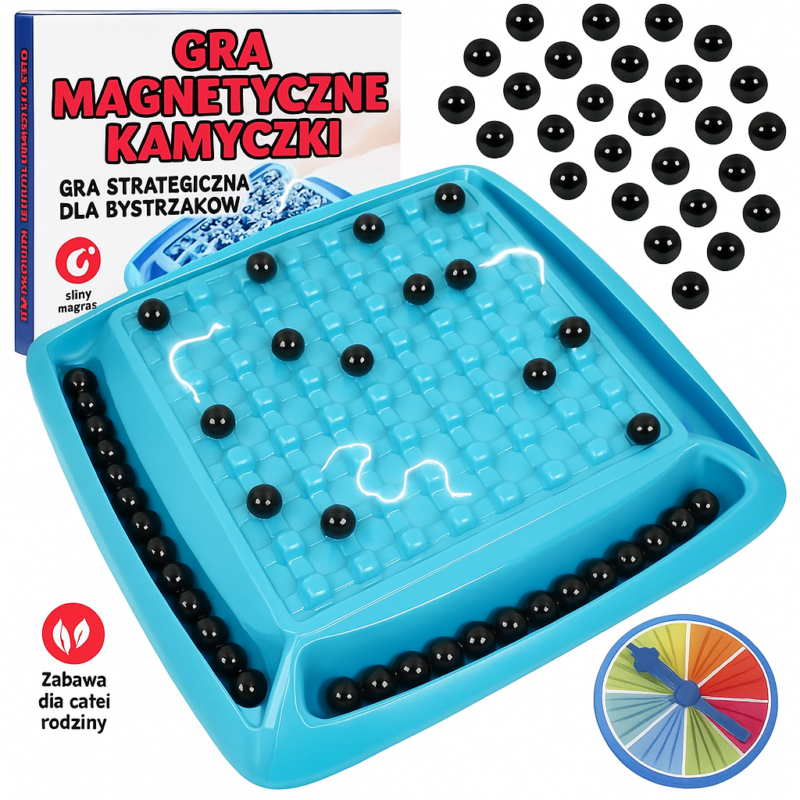 Magnetism - Magnetyczne kamienie gra zręcznościowa z planszą